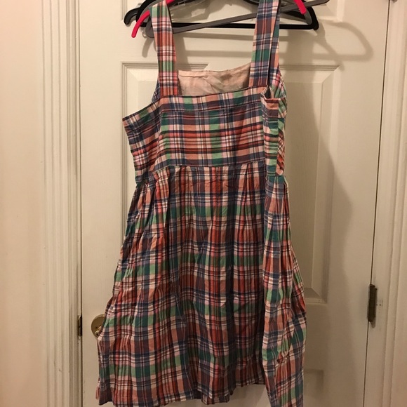 Lands End plaid sundress - Picture 3 of 4